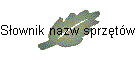 Słownik nazw sprzętów kuchennych w Draganowej