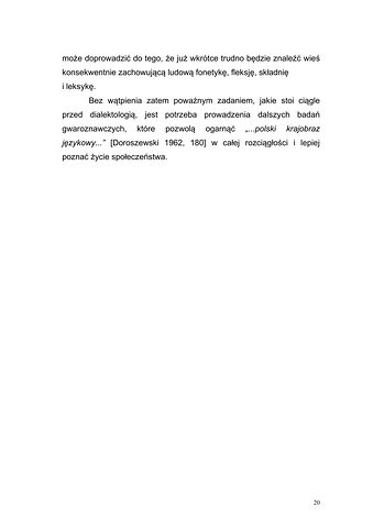 Strona 17 pracy „Słownik dyferencyjny gwary Draganowej koło Dukli”