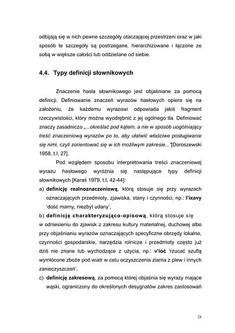 Strona 25 pracy „Słownik dyferencyjny gwary Draganowej koło Dukli”