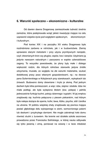 Strona 33 pracy „Słownik dyferencyjny gwary Draganowej koło Dukli”
