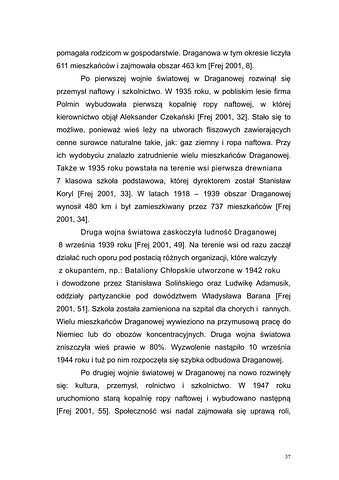 Strona 34 pracy „Słownik dyferencyjny gwary Draganowej koło Dukli”
