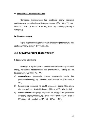 Strona 100 pracy „Słownik dyferencyjny gwary Draganowej koło Dukli”