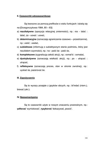 Strona 101 pracy „Słownik dyferencyjny gwary Draganowej koło Dukli”